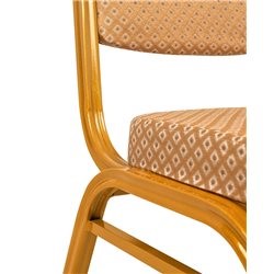 Krzesło HERA Beż/Złoty