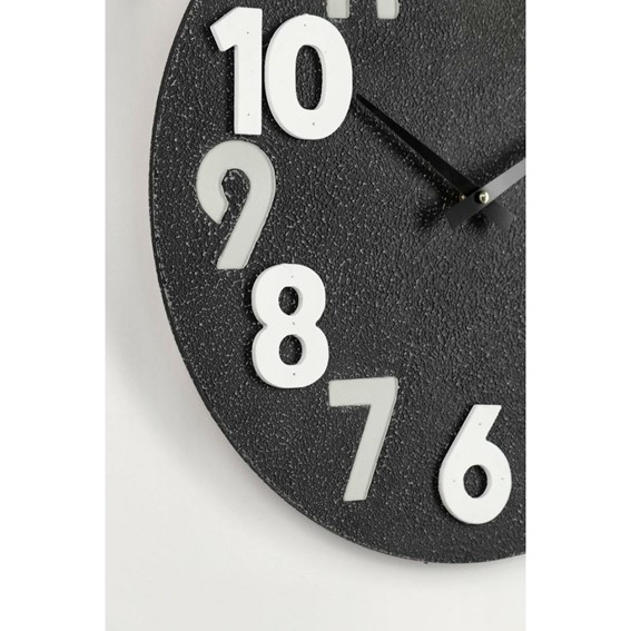 Zegar Ścienny TIMELINE 40 Czarny