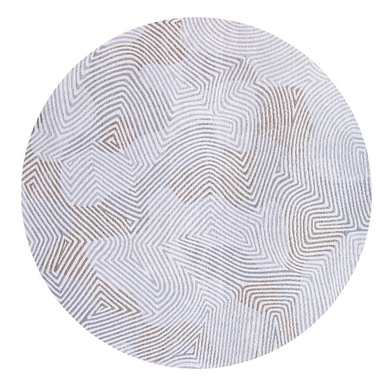 Dywan Oyster White Round 9228 240x240 cm