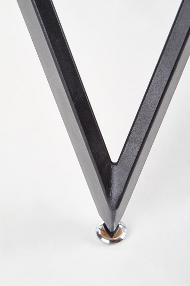 Stół Okrągły Mozambik fi120 Dąb Złoty/Czarny