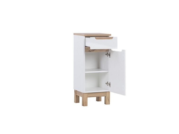 Szafka Niska 1D BALI White 810 Biały