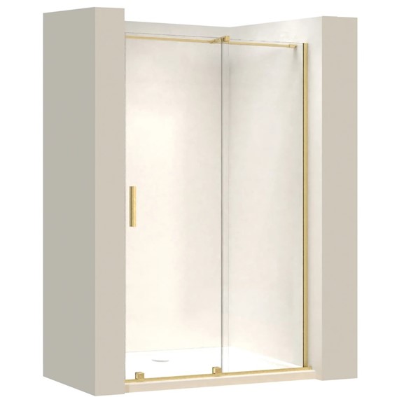 Drzwi Prysznicowe MONTANA 120 Złoty Szczotkowany