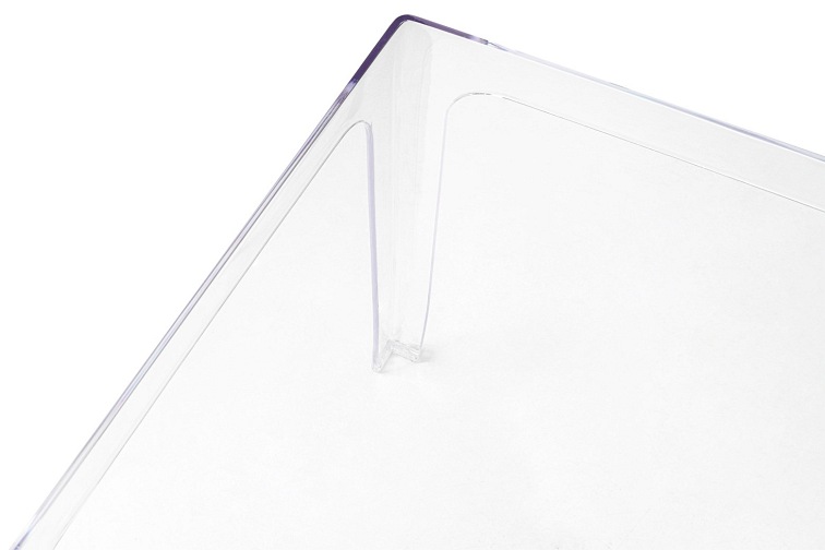 Stolik GHOST 42x42 Transparentny/Poliwęglan