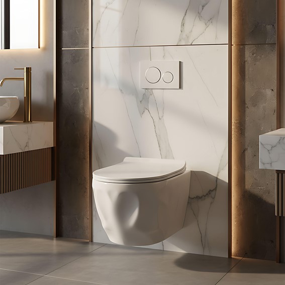 Misa WC Podwieszana GUSTAVO RIMLESS Biały