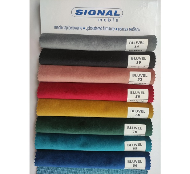 FOTEL ELITE 1 VELVET SZARY BLUVEL 14 / WENGE