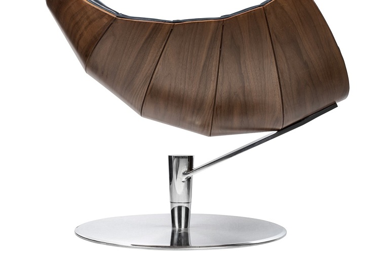 Fotel z Podnóżkiem Hommer 84x73x115 Czarny/Brązowy