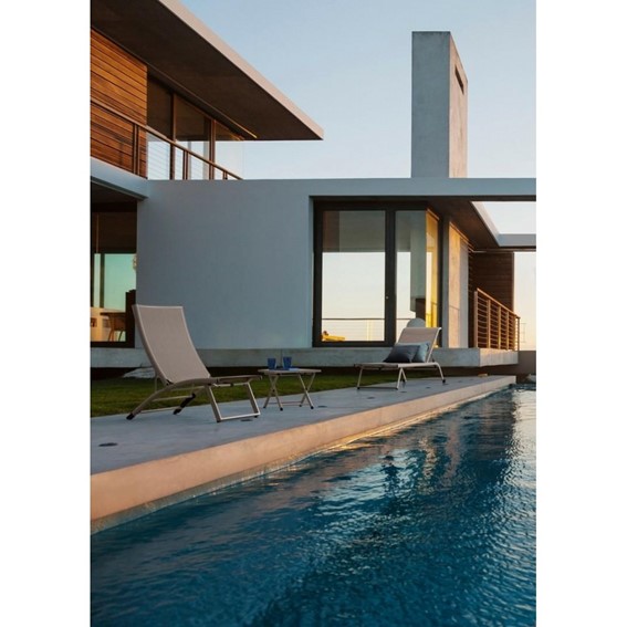 Leżak Ogrodowy TAYLOR Beżowy