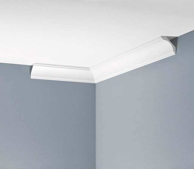 Listwa Gzymsowa Gładka LGG-15 Flex 235 cm Biały