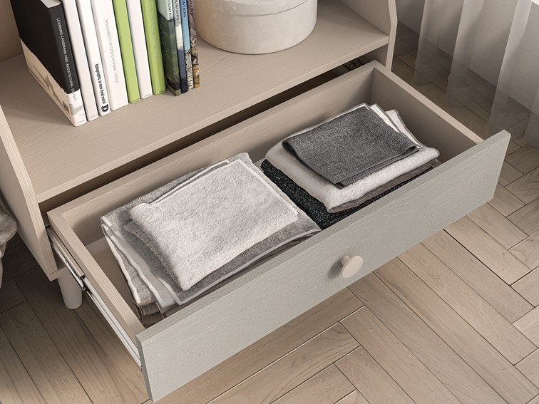 Regał MEVEL 09 Beżowy/Szary