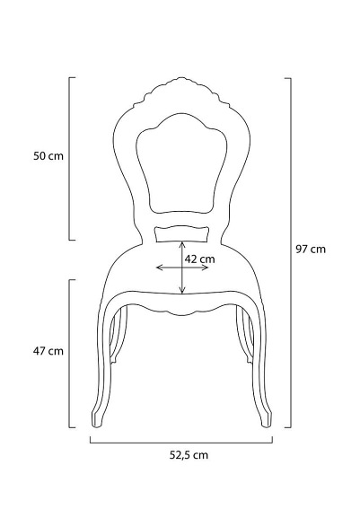 Krzesło KING Transparentne/Poliwęglan