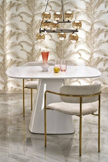 Stół FLAVIO 120x120 Biały