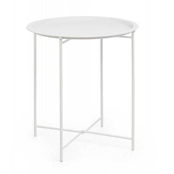 Stolik Ogrodowy AUSTIN fi46 Biały