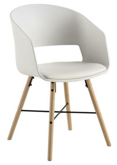 Krzesło Luna 52x51x80 Biały