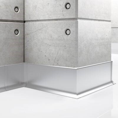 Listwa Przypodłogowa LP59 Anodowana 250 cm Srebrny