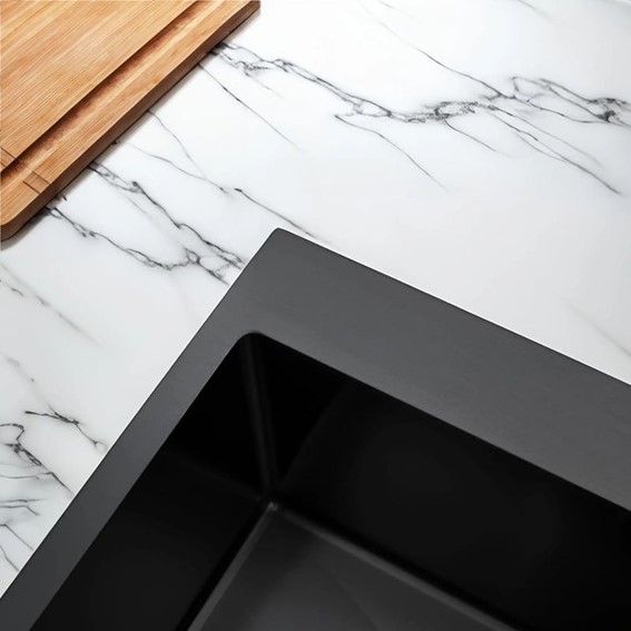 Zlewozmywak Stalowy LEO 50 Czarny