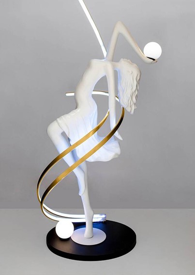 Lampa Podłogowa DANCING QUEEN Biały