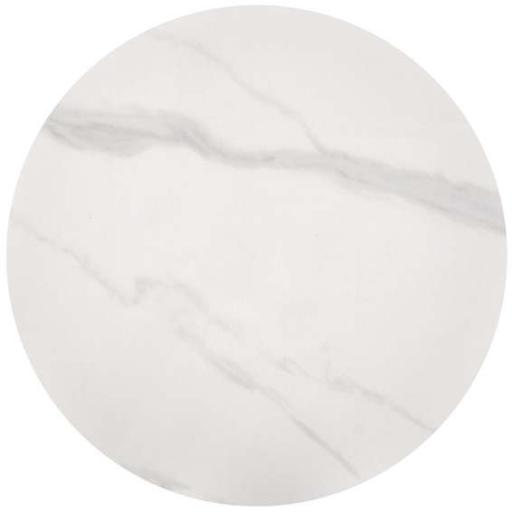 Ława TALBI fi50 Biały/Złoty