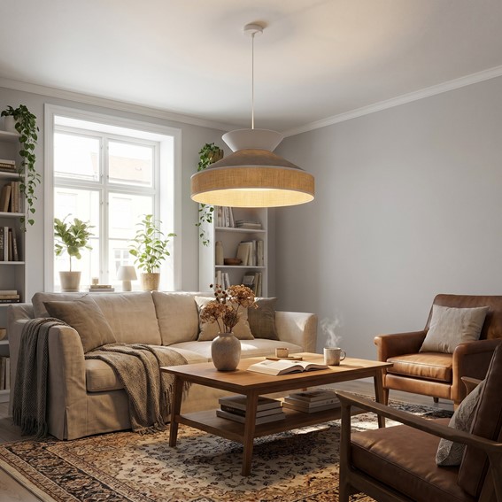 Lampa Wisząca SIESTA 1 Brązowy