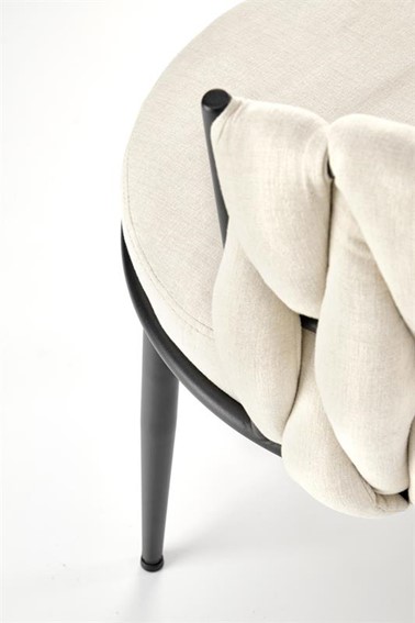 Krzesło K516 Czarny/Jasny Beżowy