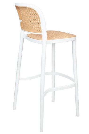 Krzesło Barowe WICKY Biały