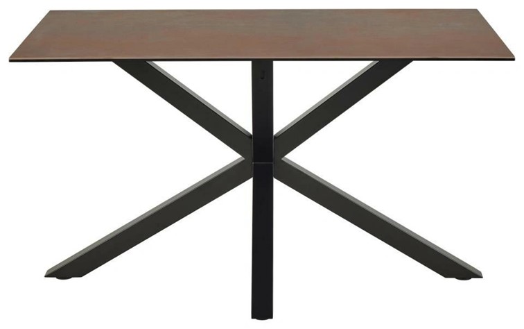 Stół HEAVEN 135x80 Brązowy/Czarny