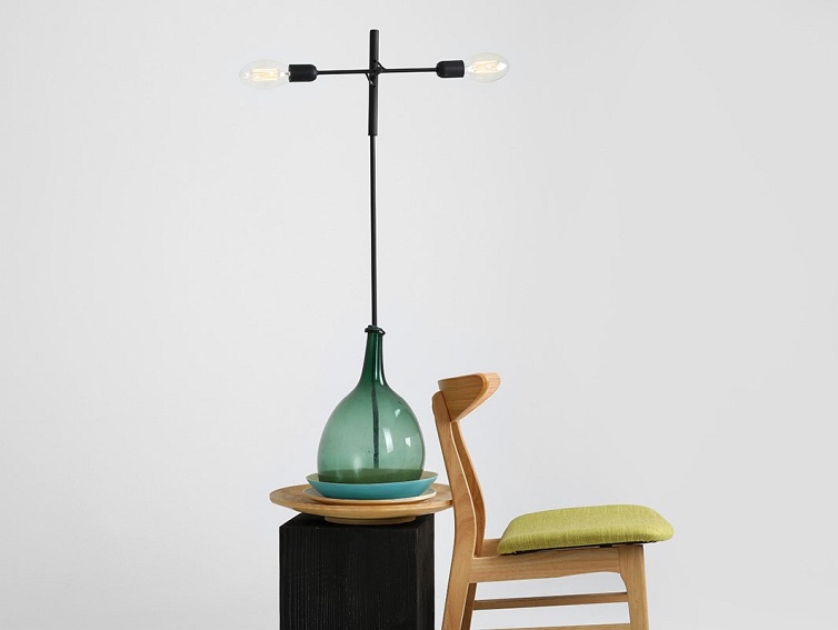 Lampa podłogowa TWIGO FLOOR 2 – czarny