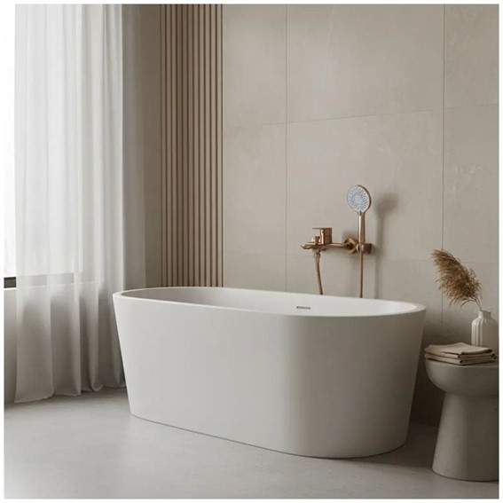 Bateria Wannowa DROP Miedź Szczotkowany