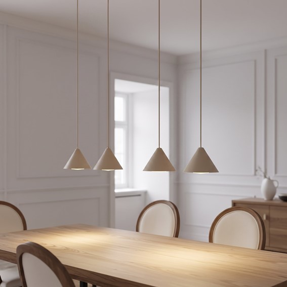Lampa Wisząca ELIT 4 Beżowy