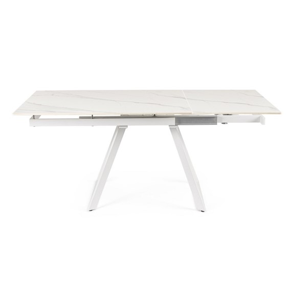 Stół Ogrodowy REETA Rozkładany 120-180 Biały