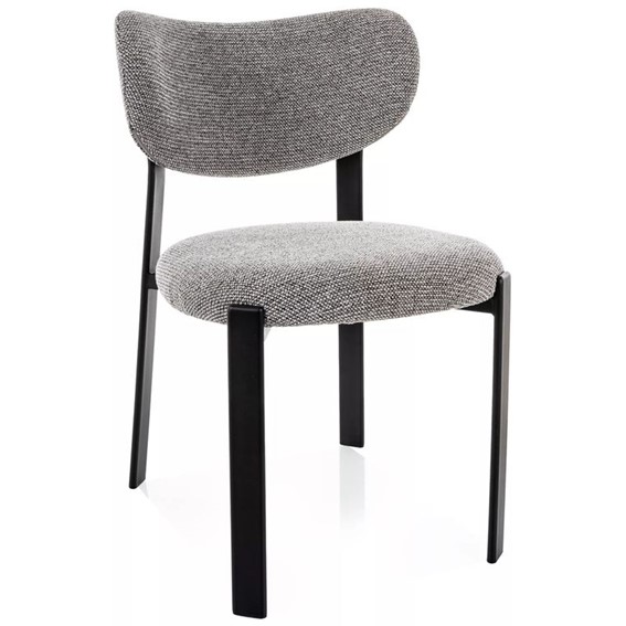Krzesło RIN Szary/Czarny Mat