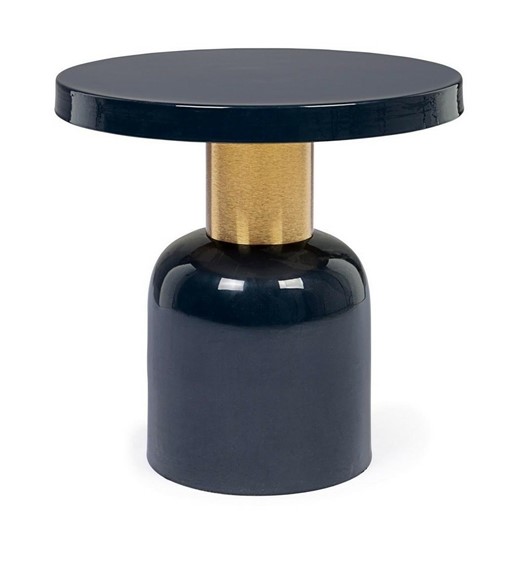 Stolik Kawowy NALIMA Fi41cm Niebieski