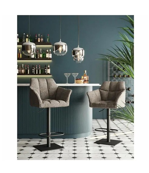 Krzesło Barowe THINKTANK Szare