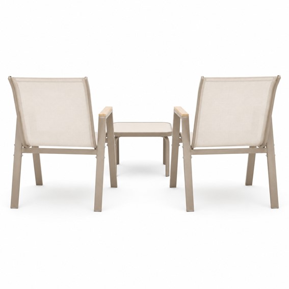 Zestaw Balkonowy NERANO Wood Duo Taupe