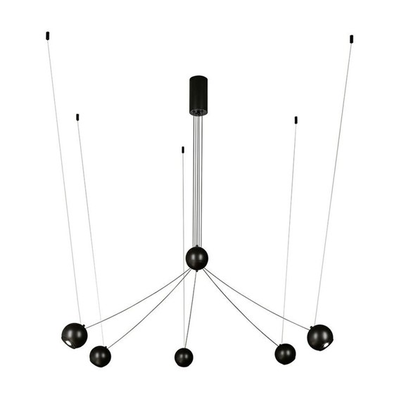 Lampa Wisząca OCTO 5 Czarny