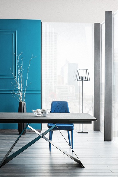 Stół Rozkładany WESTIN I (160-240)x90 Czarny/Czarny