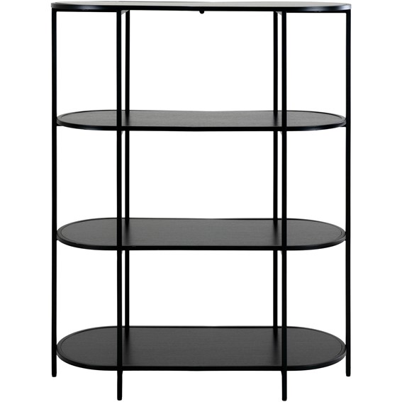 Regał VITA Owalny Czarny