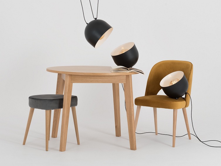 Lampa Wisząca Popo L 1 27x23x250 Czarny