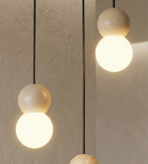 Lampa Wisząca LOOP 3 Czarny