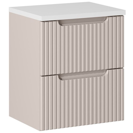 Zestaw Meblowy NOVA 50cm Biały Mat/Kaszmirowy Mat