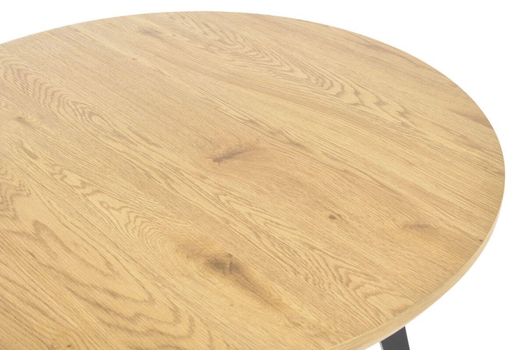 Stół Okrągły BREMA fi100 Dąb/Czarny