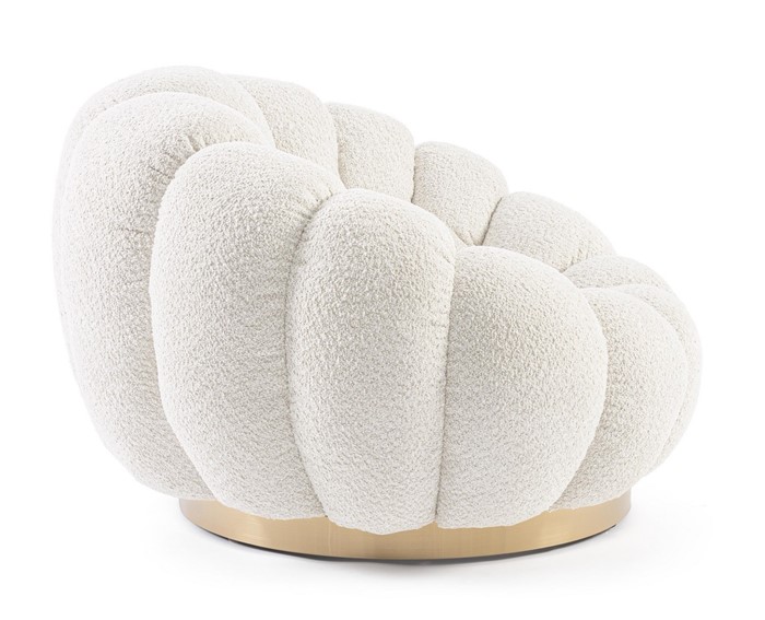 Fotel Obrotowy FLOREL Naturalny