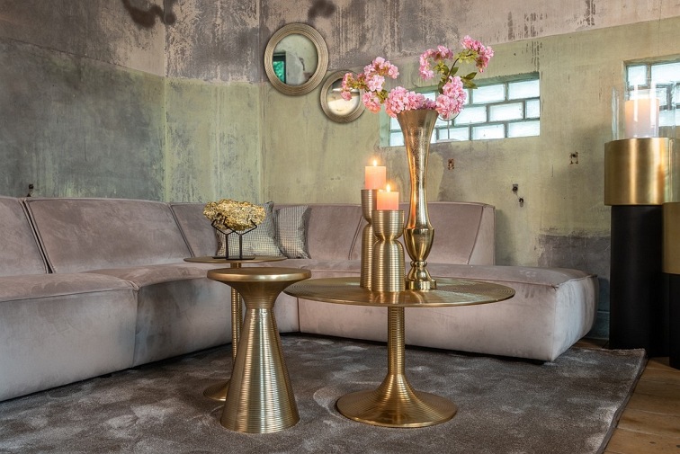 Stolik Kawowy BOOKER 32 Złoty