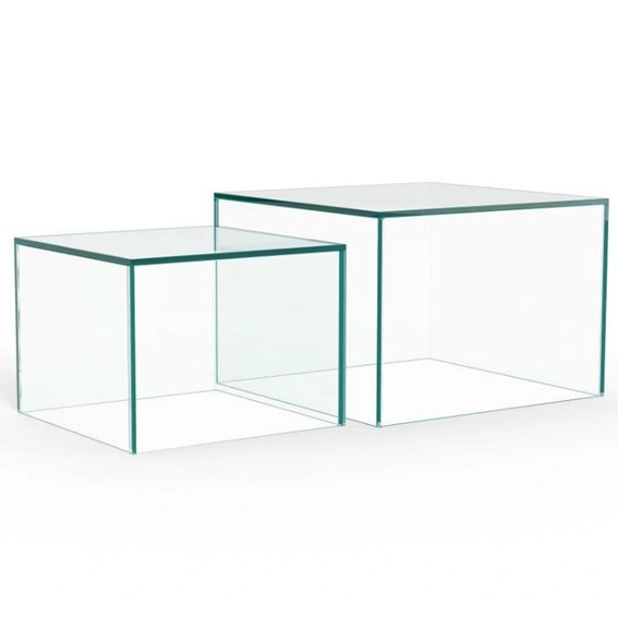 Stolik SAMOS fi80 Transparentny