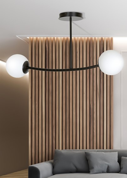 Lampa Sufitowa HALLDOR 2 Czarny