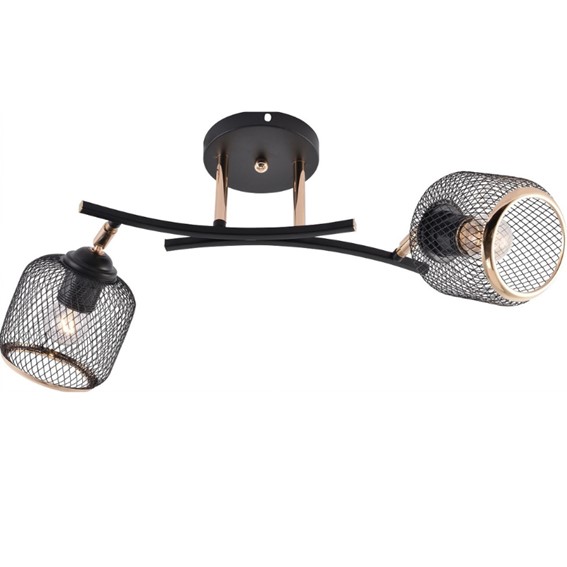 Żyrandol HORTENSJO 2 Czarny