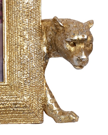 Ramka na Zdjęcia LEOPARD 10x15 cm Złoty