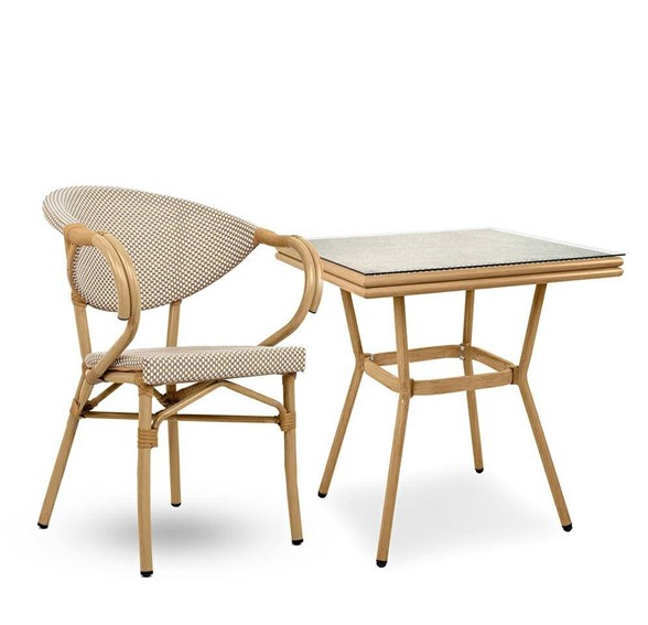 Stół CAFE BISTRO PARIS 70 Brązowy