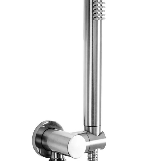 Zestaw Natryskowy FOSS CLIF Nikiel Szczotkowany