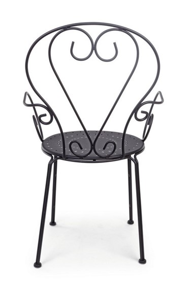 Krzesło Ogrodowe ETIENNE Czarny