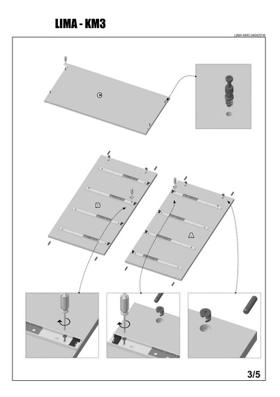 Komoda LIMA KM-3 Dąb Sonoma